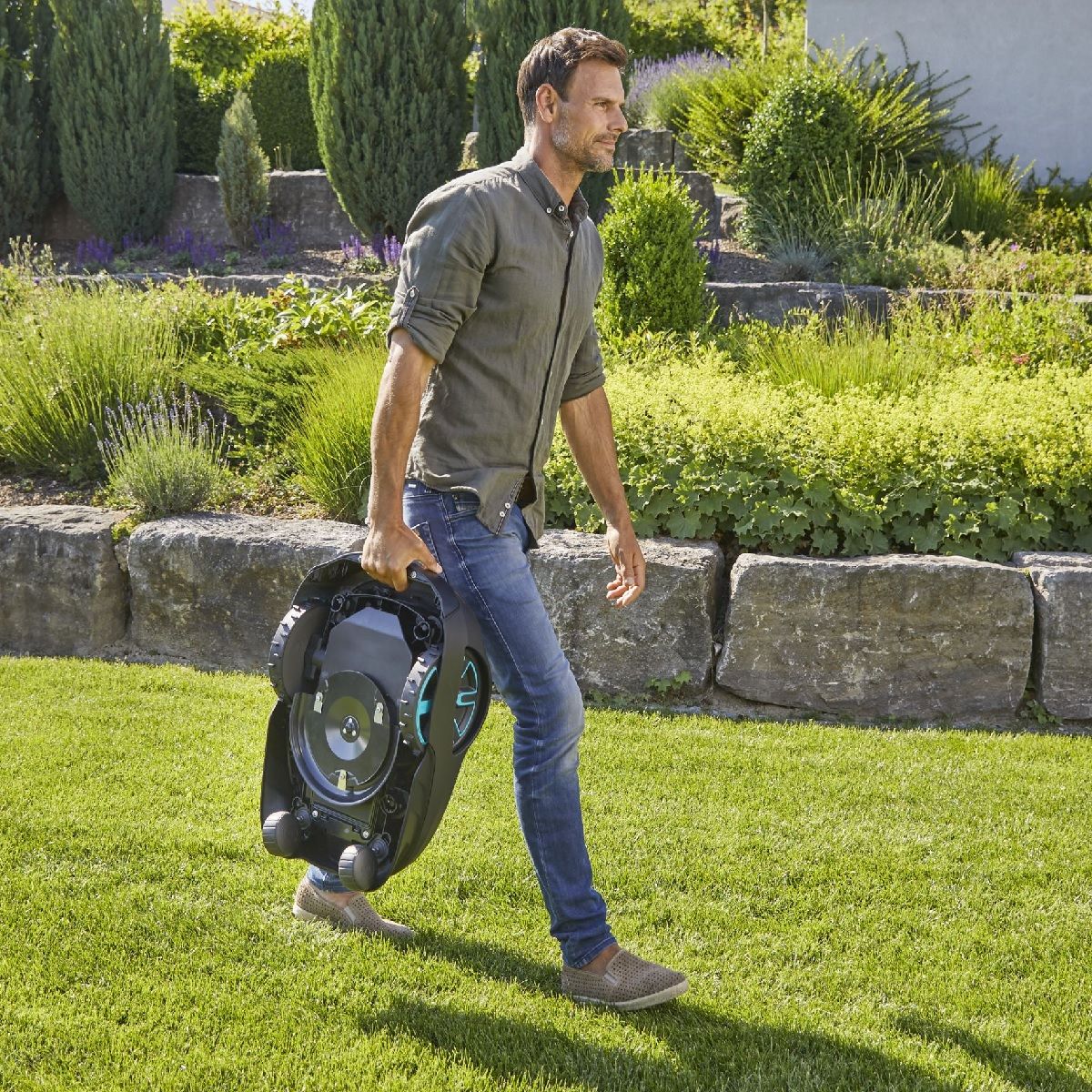 GARDENA Tondeuse robot sileno life 750