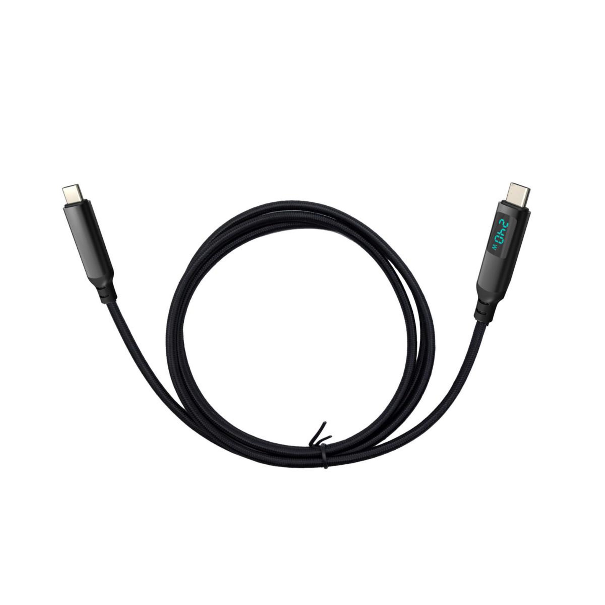 I-TEC I-tec thunderbolt 4/usb4 class pro cable 240w with lcd (40 gbps, 150 cm)