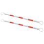 Voir la diapositive 1 : VIDAXL Barre retractable pour cones 2 pcs Plastique 116-197 cm