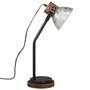 Voir la diapositive 4 : VIDAXL Lampe de bureau 25 W argent vintage 18x18x60 cm E27