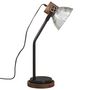 Voir la diapositive 4 : VIDAXL Lampe de bureau 25 W argent vintage 18x18x60 cm E27
