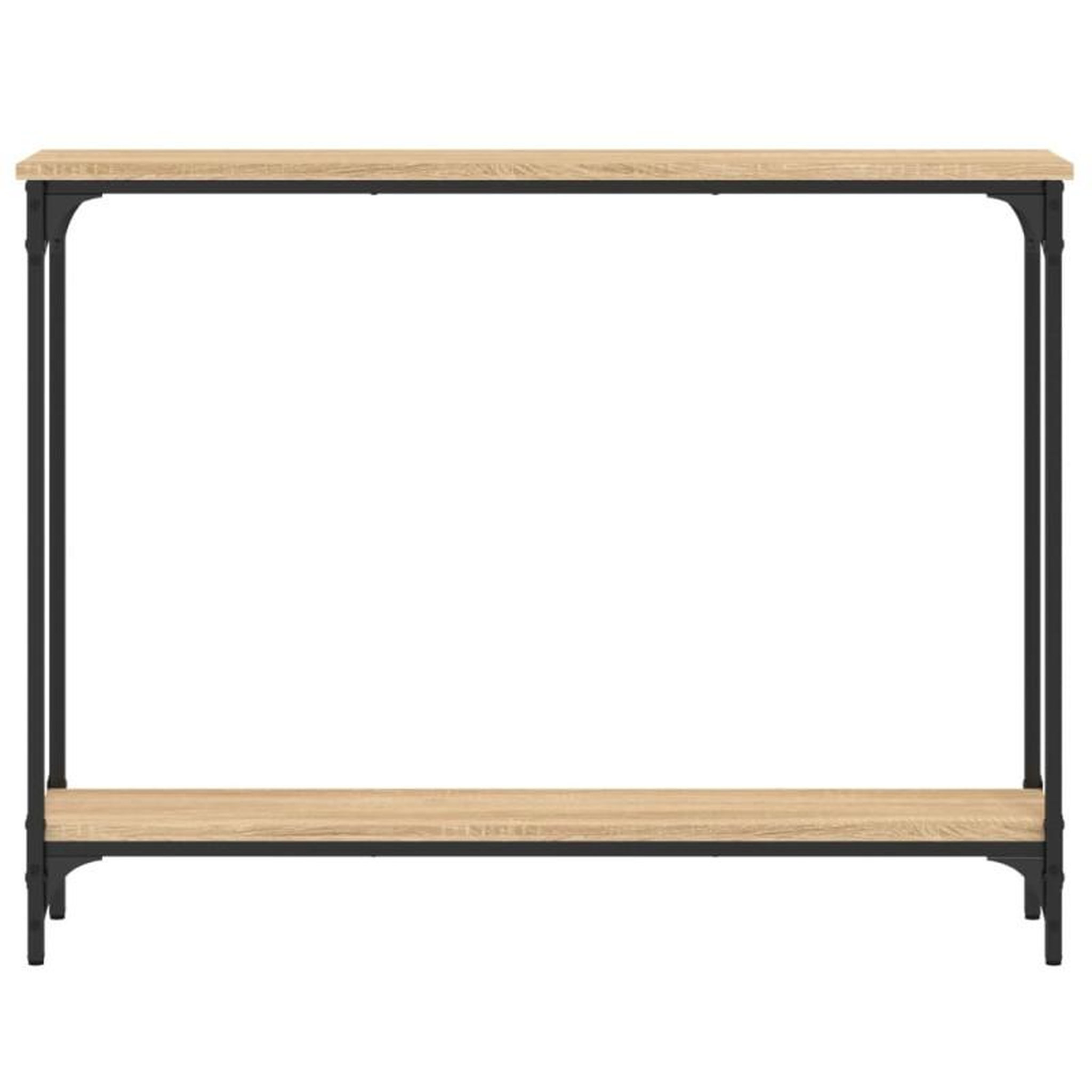 Voir la diapositive 4 : VIDAXL Table console chêne sonoma 100x22,5x75 cm bois d ingénierie