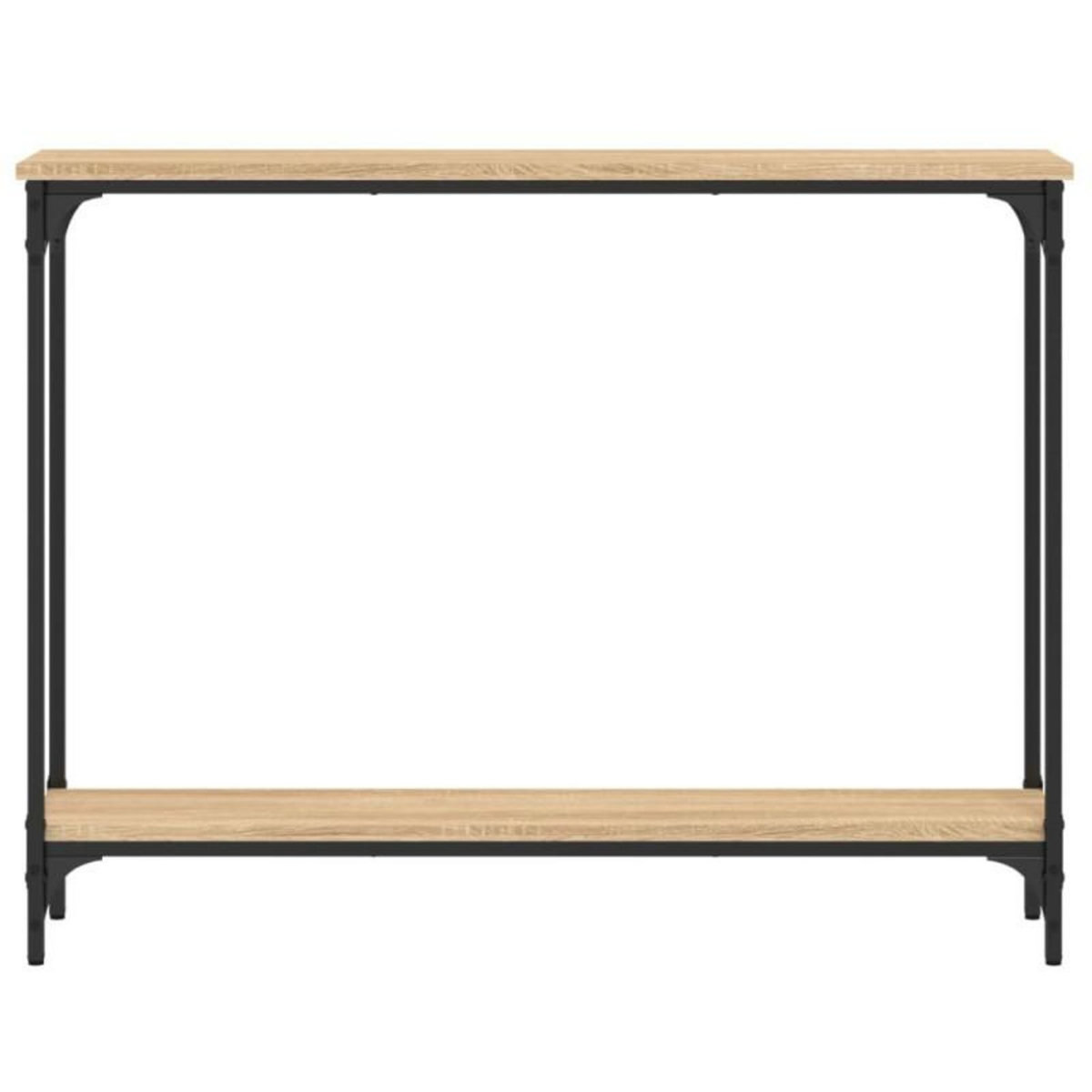 VIDAXL Table console chêne sonoma 100x22,5x75 cm bois d ingénierie