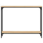 Voir la diapositive 4 : VIDAXL Table console chêne sonoma 100x22,5x75 cm bois d ingénierie