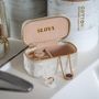 Voir la diapositive 3 : SLOYA Mini boîte à bijoux velours blanc coton