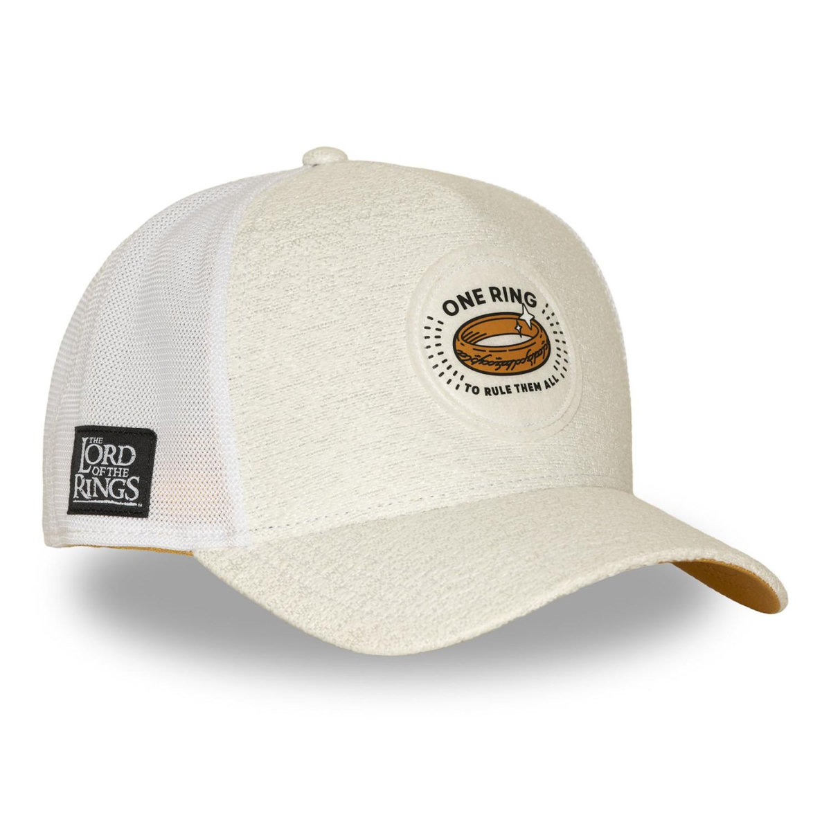 CAPSLAB Casquette trucker premium avec filet et patch Ltor Ring