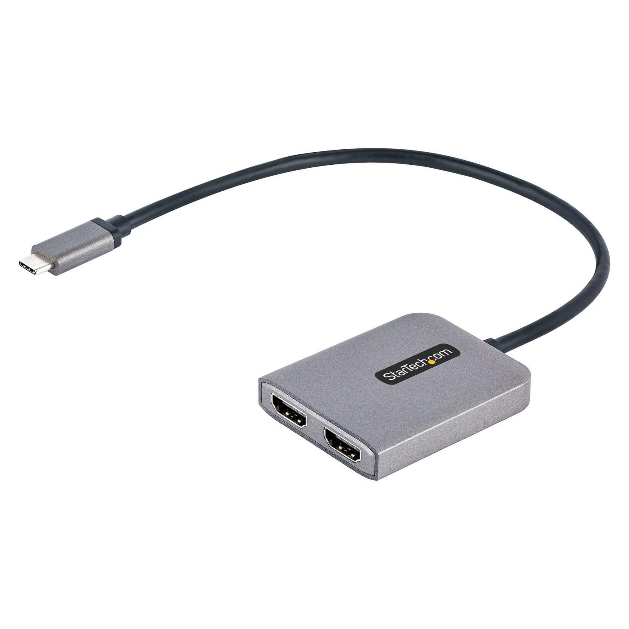 Voir la diapositive 2 : Startech Hub USB-C StarTech.com MST - 2 Ports HDMI Dual 4K 60Hz