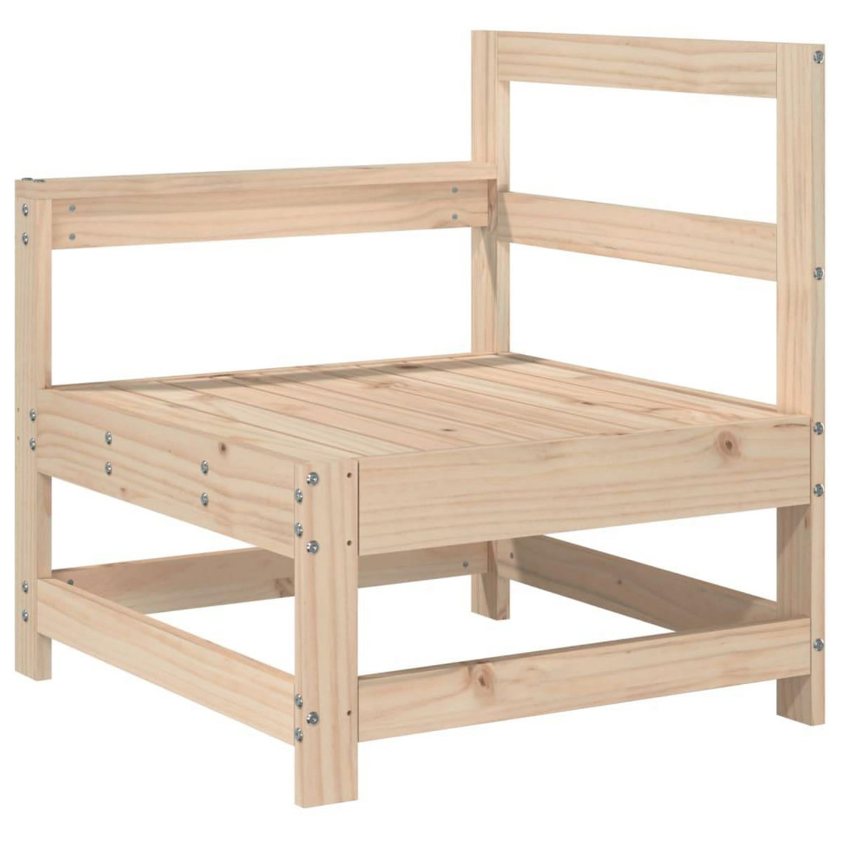 VIDAXL Salon de jardin 7 pcs bois de pin massif