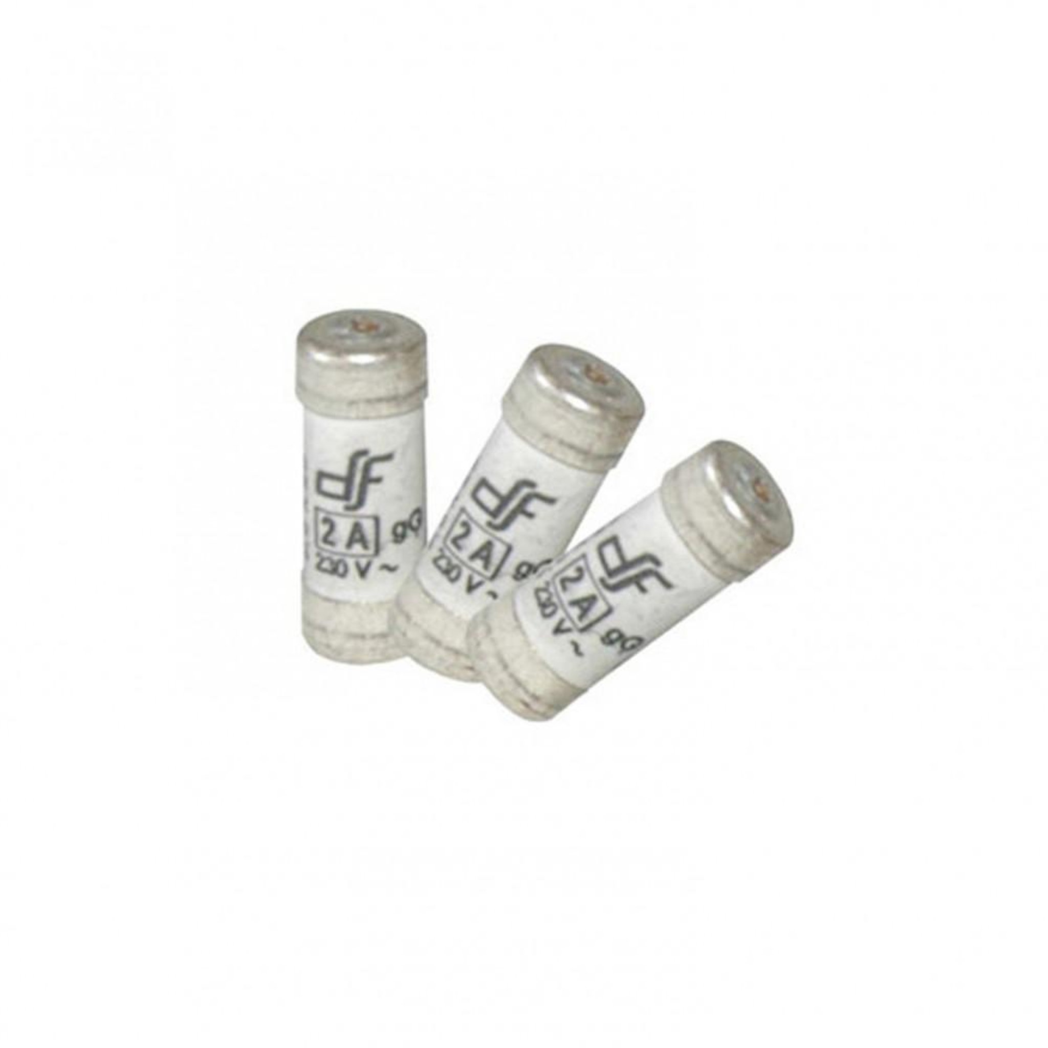 CENTRALE BRICO Lot de 3 fusibles céramique 2 A, 8.5 x 23 mm