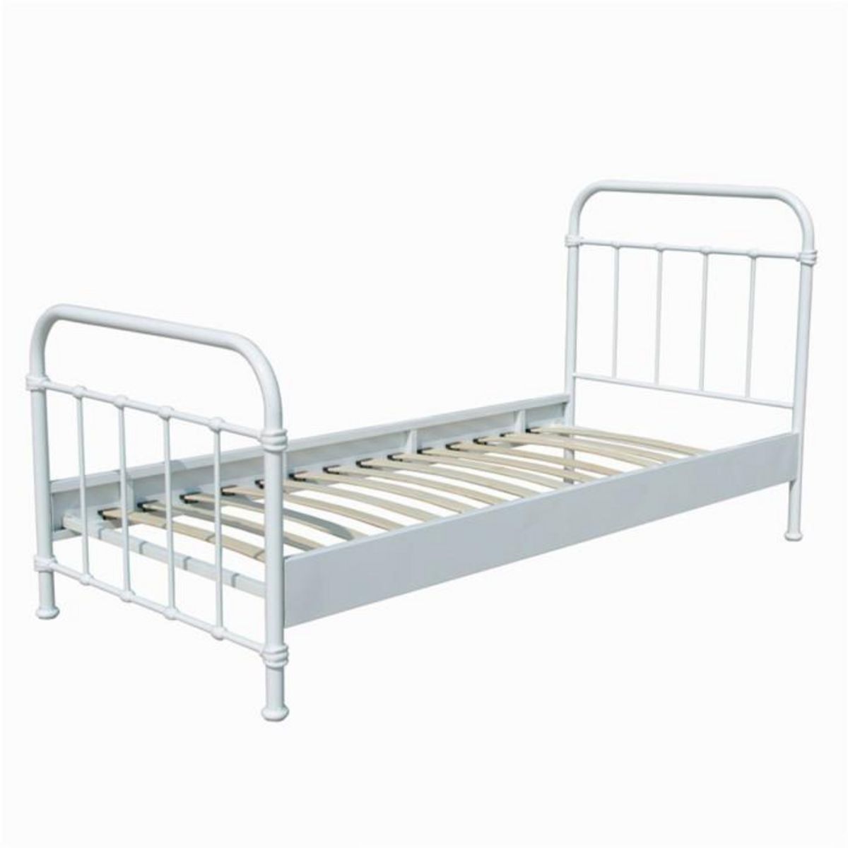 Paris Prix Lit Enfant Métal  New York  120x200cm Blanc