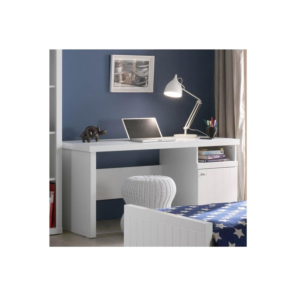 Paris Prix Bureau Enfant  Robin  150cm Blanc