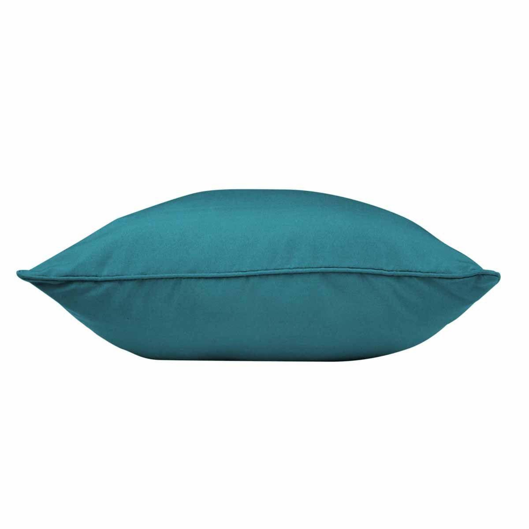 Voir la diapositive 2 : Douceur d'Intérieur Coussin déco  essentiel  60x60cm pétrole