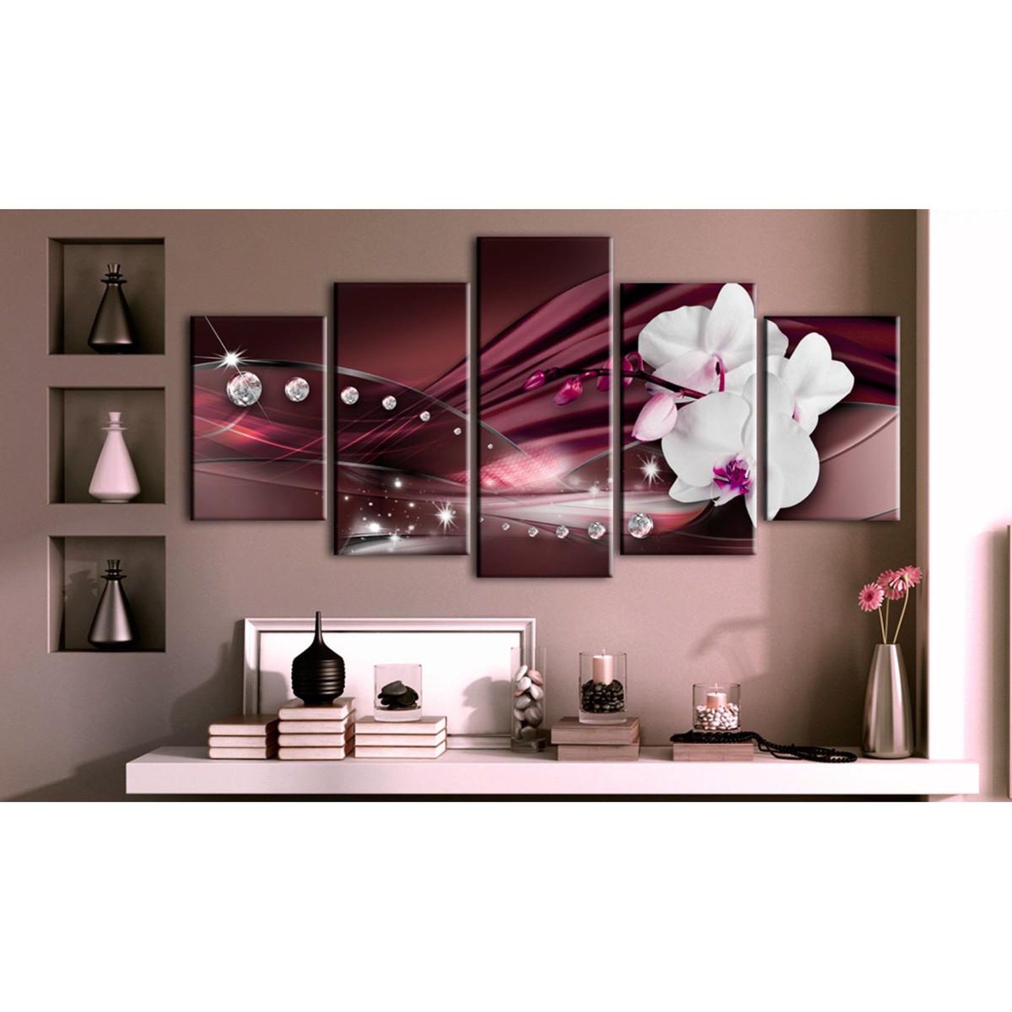 Voir la diapositive 2 : Paris Prix Tableau imprimé  diamond dew