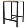 Voir la diapositive 2 : Paris Prix Ensemble Table de Bar & 2 Tabourets  Loka  86cm Noir
