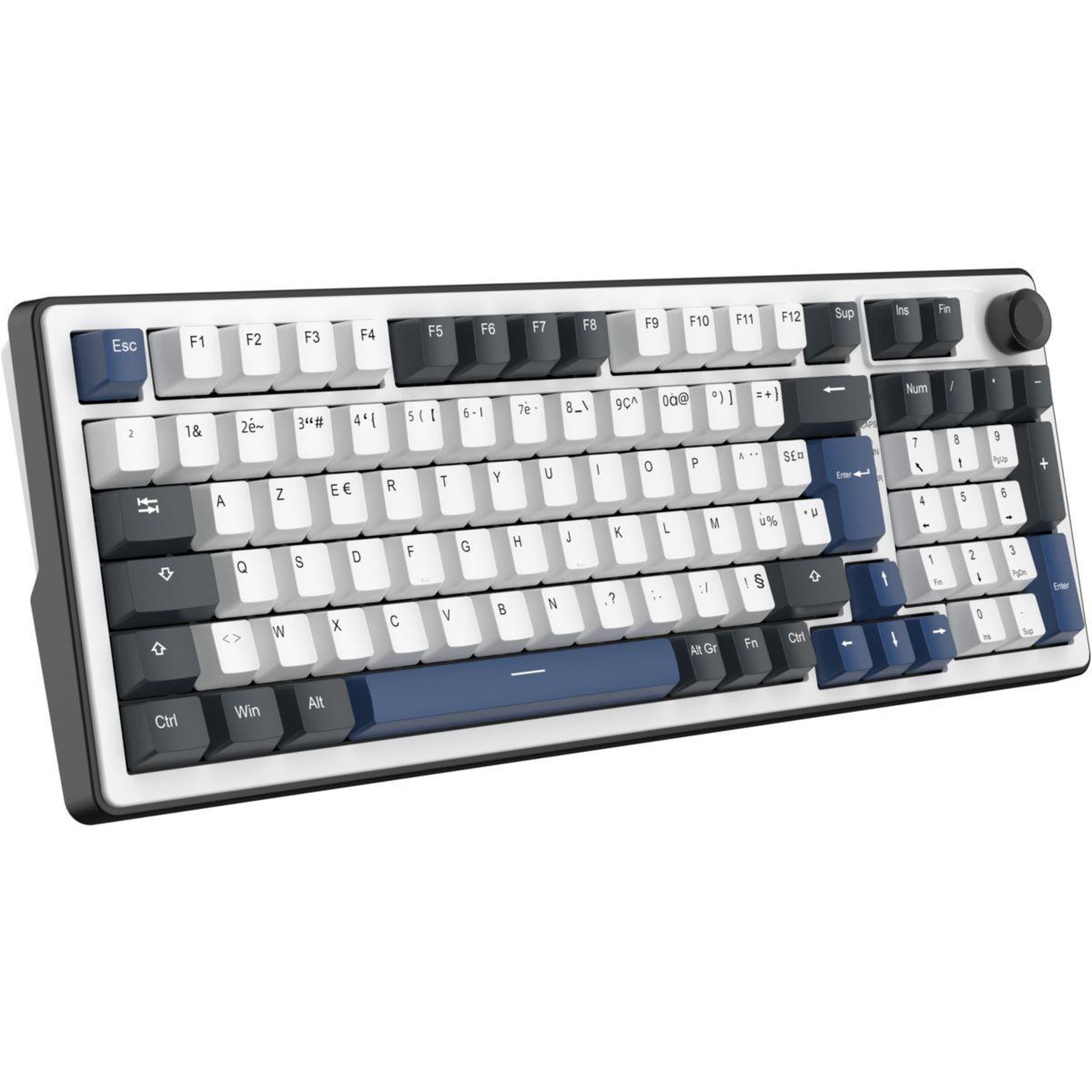 THE G-LAB Clavier gamer keyz elite 400 he bw magnetique