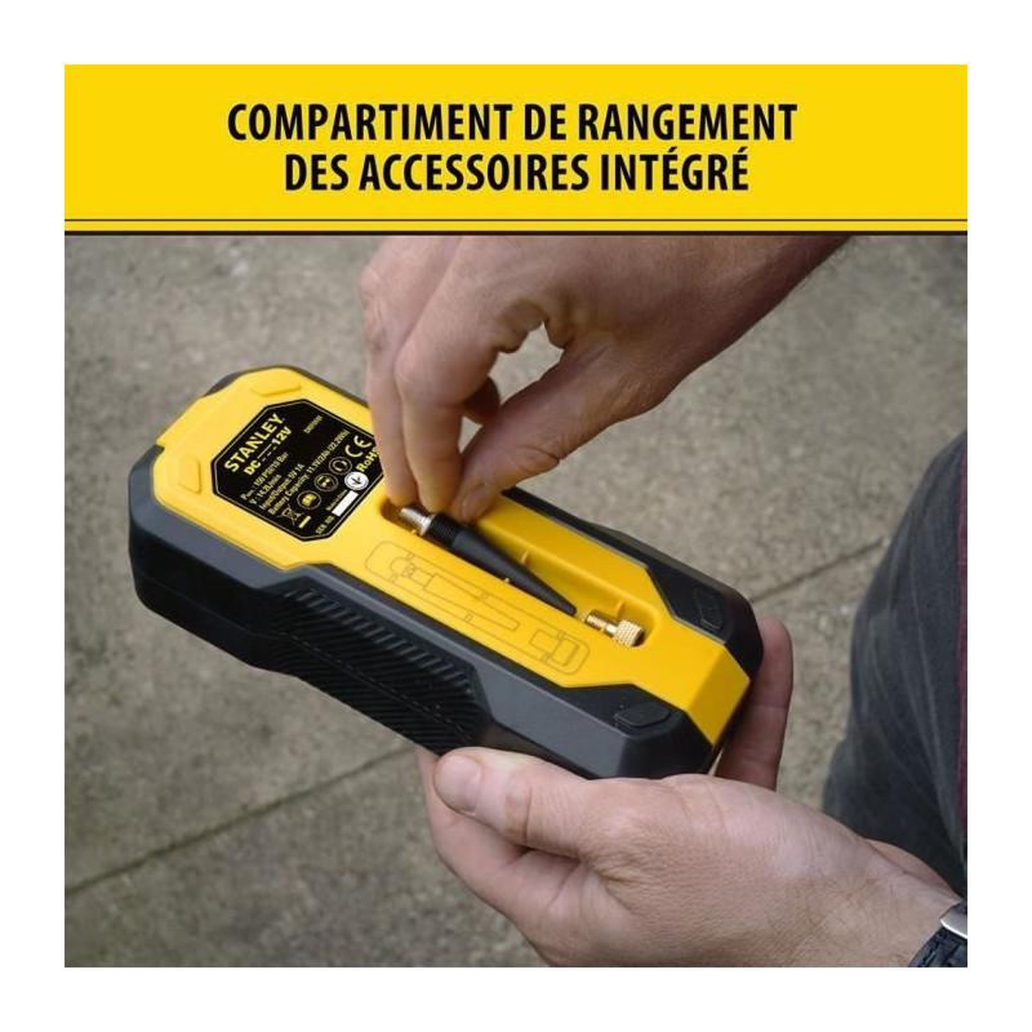 Voir la diapositive 5 : Stanley Gonfleur 2-en-1 - STANLEY - 425001 - Sans batterie