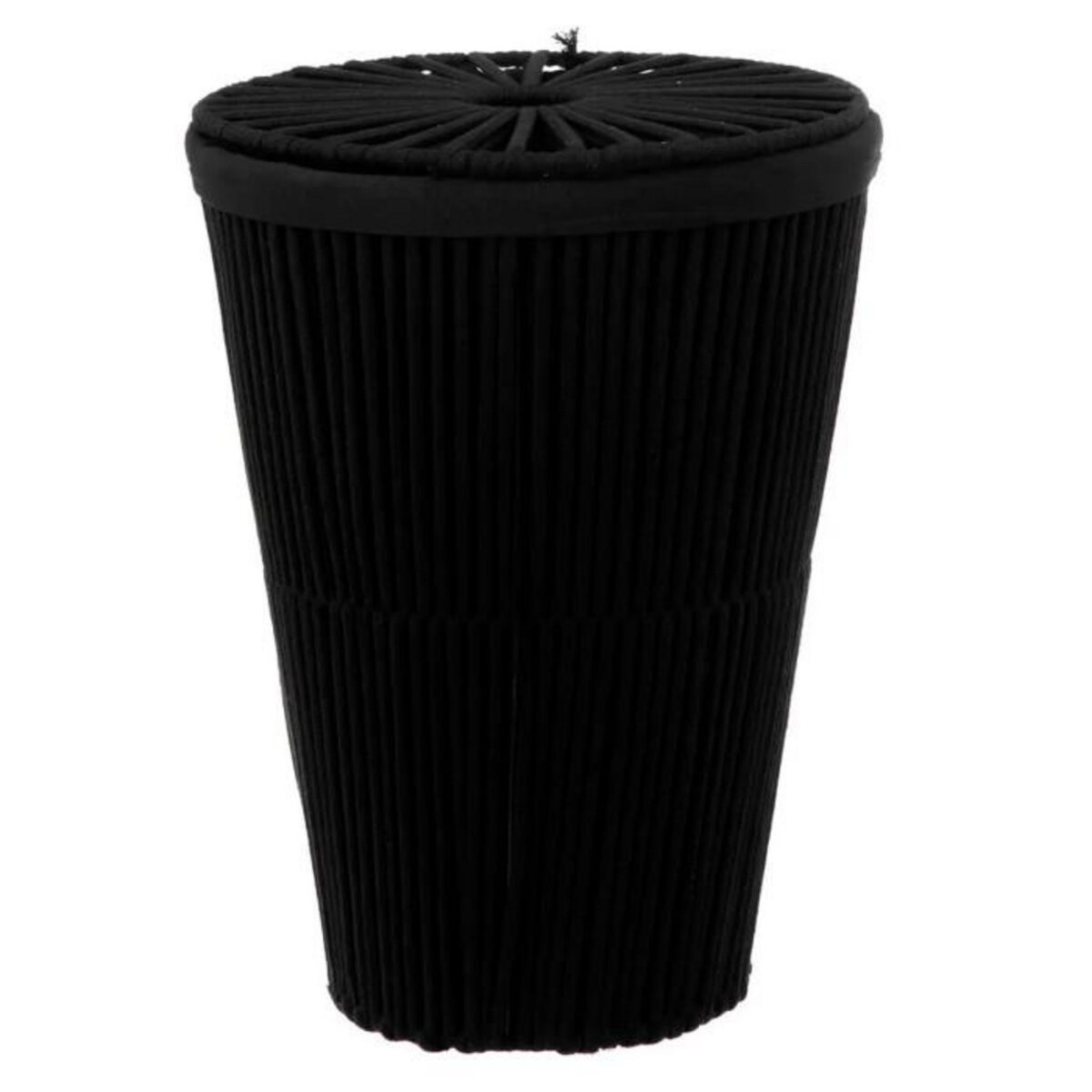 FIVE Panier à Linge  Manille  42L Noir