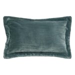 ATMOSPHERA Coussin Déco Flanelle  Cuddly  38x58cm Bleu Givré