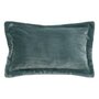 Voir la diapositive 1 : ATMOSPHERA Coussin Déco Flanelle  Cuddly  38x58cm Bleu Givré