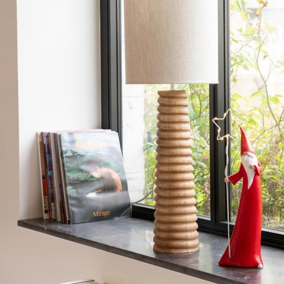 Paris Prix Lot de 2 Pères Noël à LED  Étoile  51cm Rouge