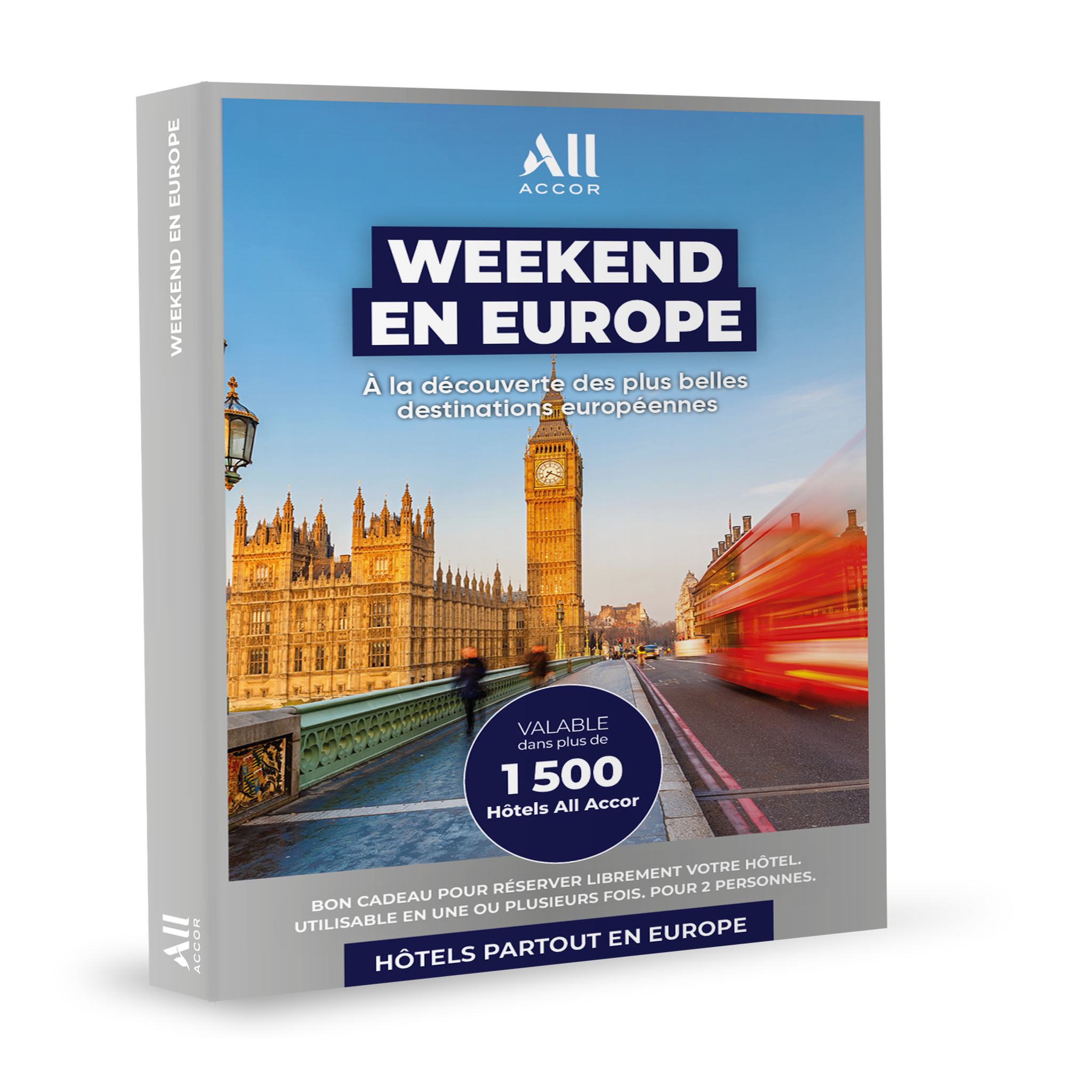 Voir la diapositive 2 : ALL ACCOR Coffret cadeau All-Accor - Weekend en Europe