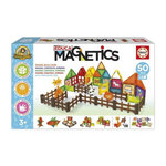 EDUCA Magnetics Parc Zoo - Jeu de construction - EDUCA - 50 pieces magnétiques, 4 animaux, 8 cartes - Des 3 ans