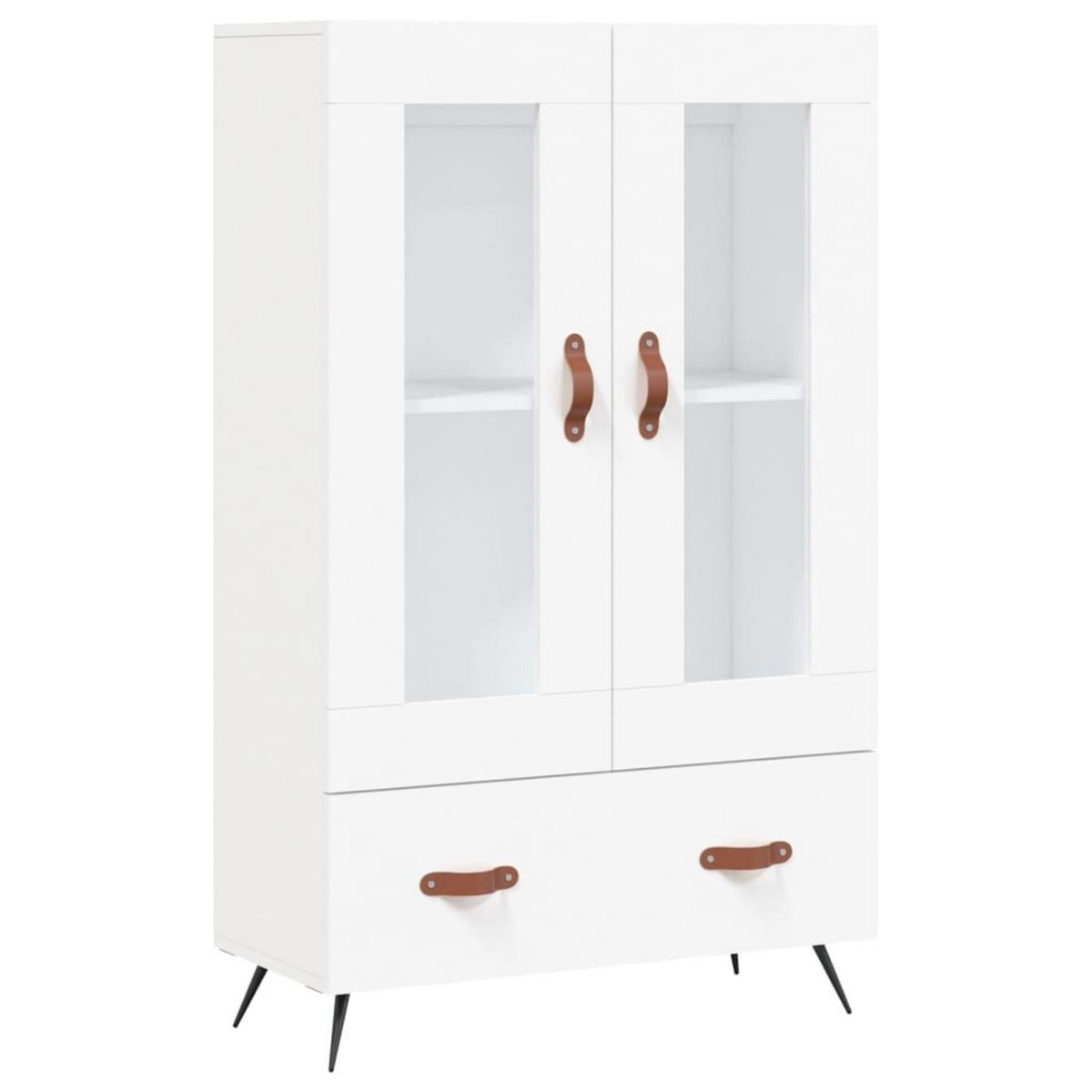 VIDAXL Buffet haut blanc 69,5x31x115 cm bois d'ingenierie