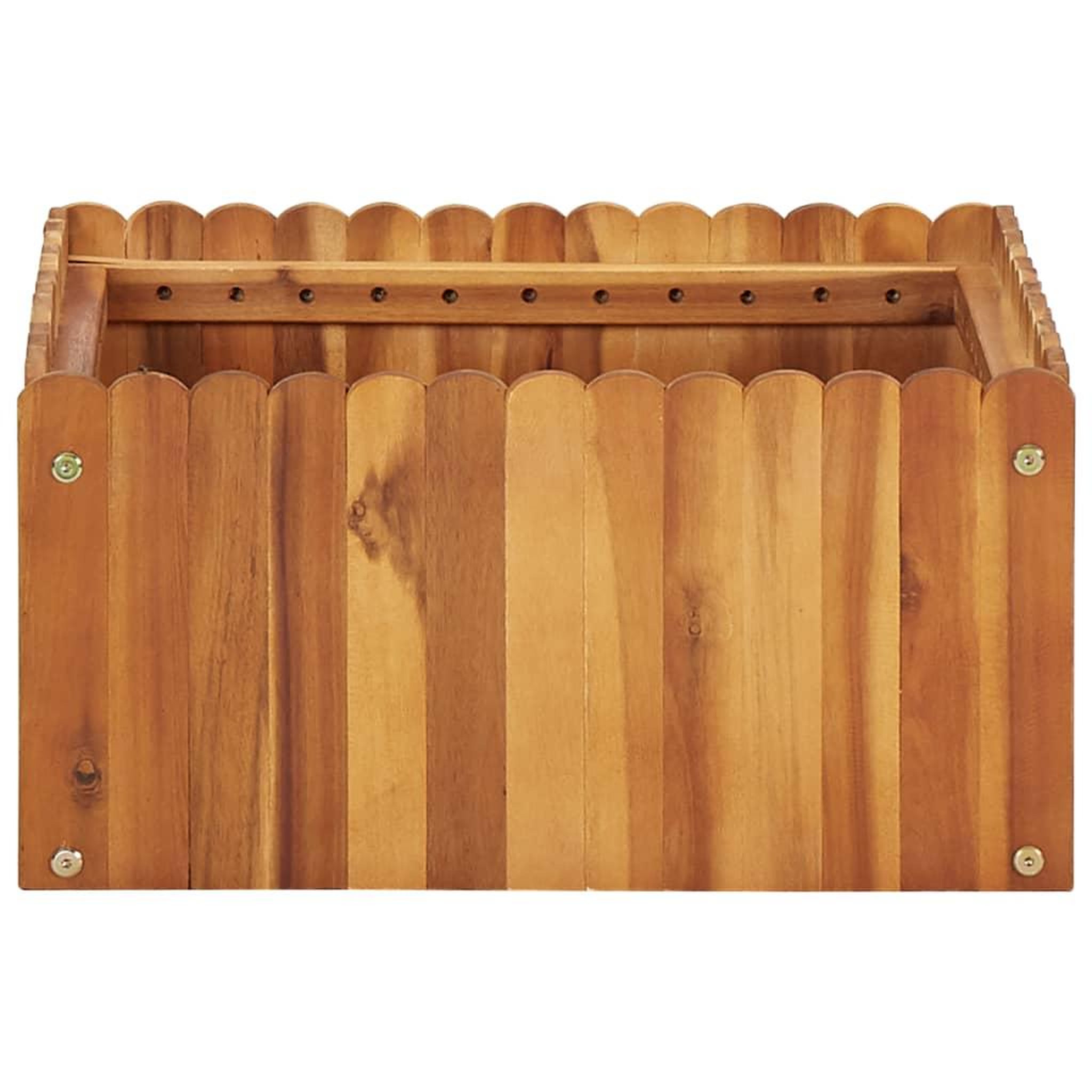 Voir la diapositive 2 : VIDAXL Lit sureleve de jardin 50x50x25 cm Bois massif d'acacia