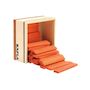 Voir la diapositive 2 : Kapla Carré 40 planchettes  - Orange
