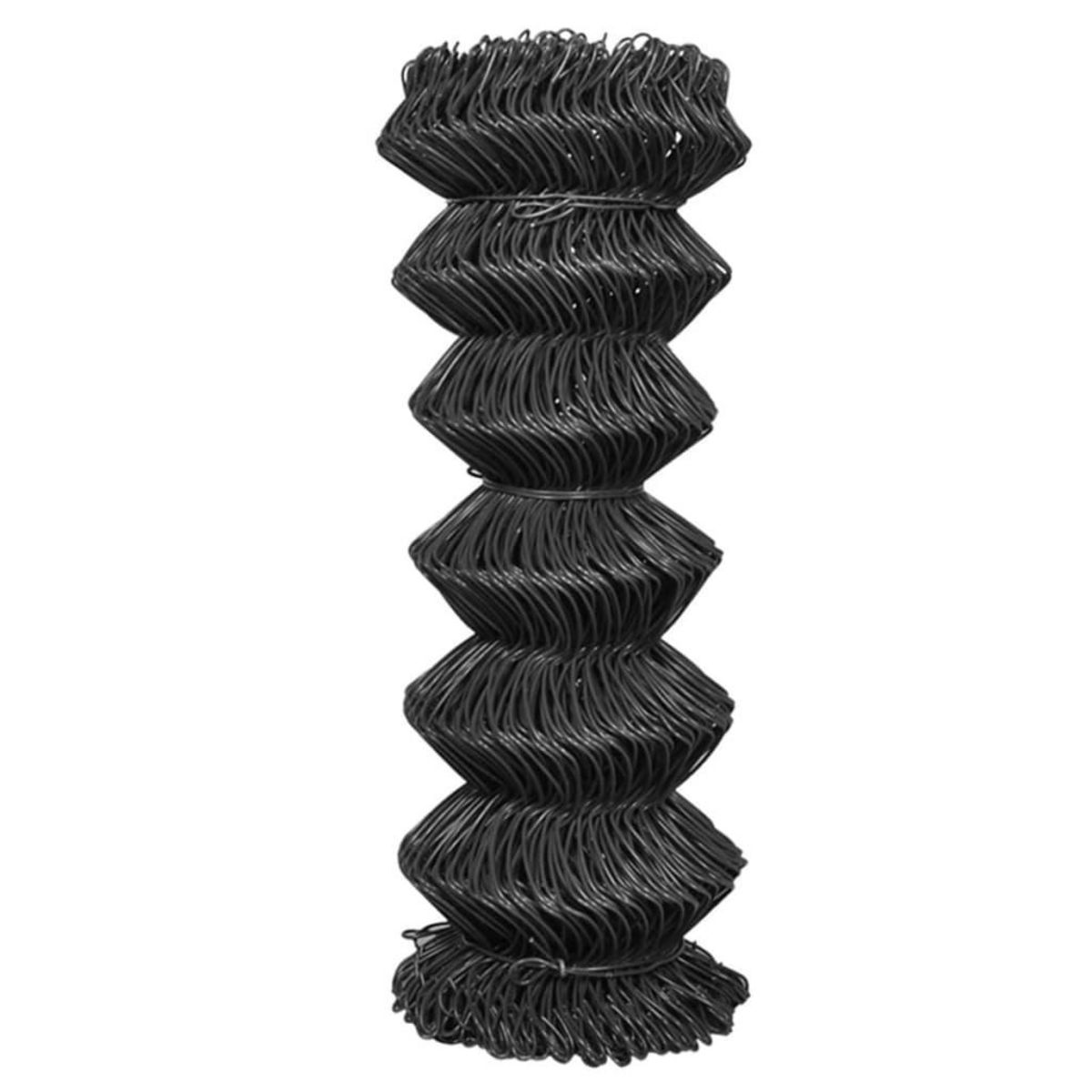 VIDAXL Cloture a mailles Acier 15 x 1 m Gris