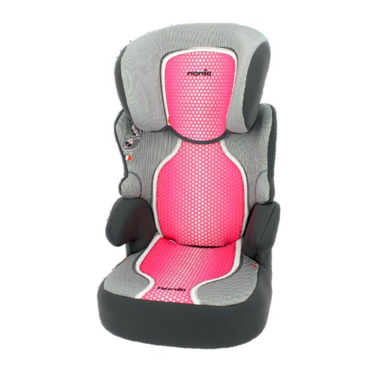 NANIA Siège auto réhausseur Befix SP first Groupe 2- 3 Gris/ rose