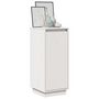 Voir la diapositive 4 : VIDAXL Buffet Blanc 31,5x34x75 cm Bois massif de pin