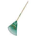 Leborgne Balai à gazon XL 27 dents - manche bois certifié PEFC 100%