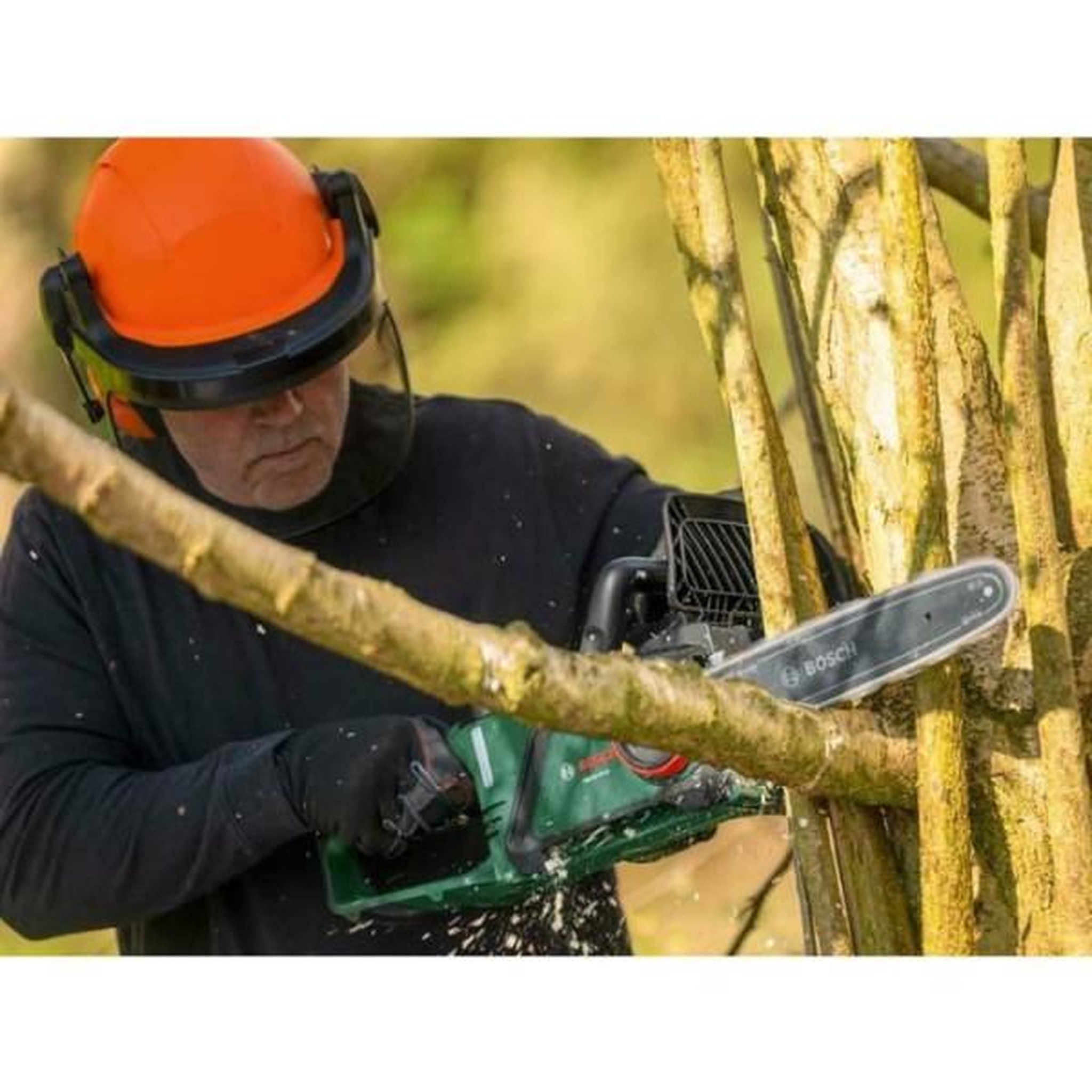 Voir la diapositive 3 : BOSCH Bosch Tronçonneuse sans fil PKE18V-30-28 - BOSCH - sans batterie, ni chargeur - 06008B8B01