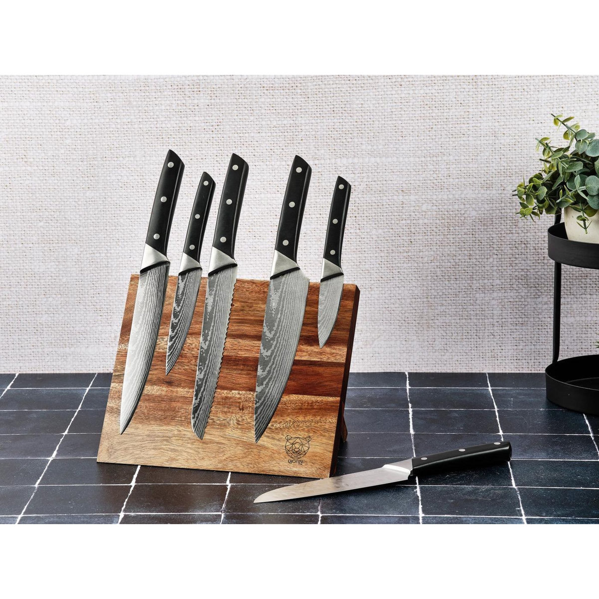 BJORN Bloc couteaux de cuisine ERLING VANTAA - 7 pièces