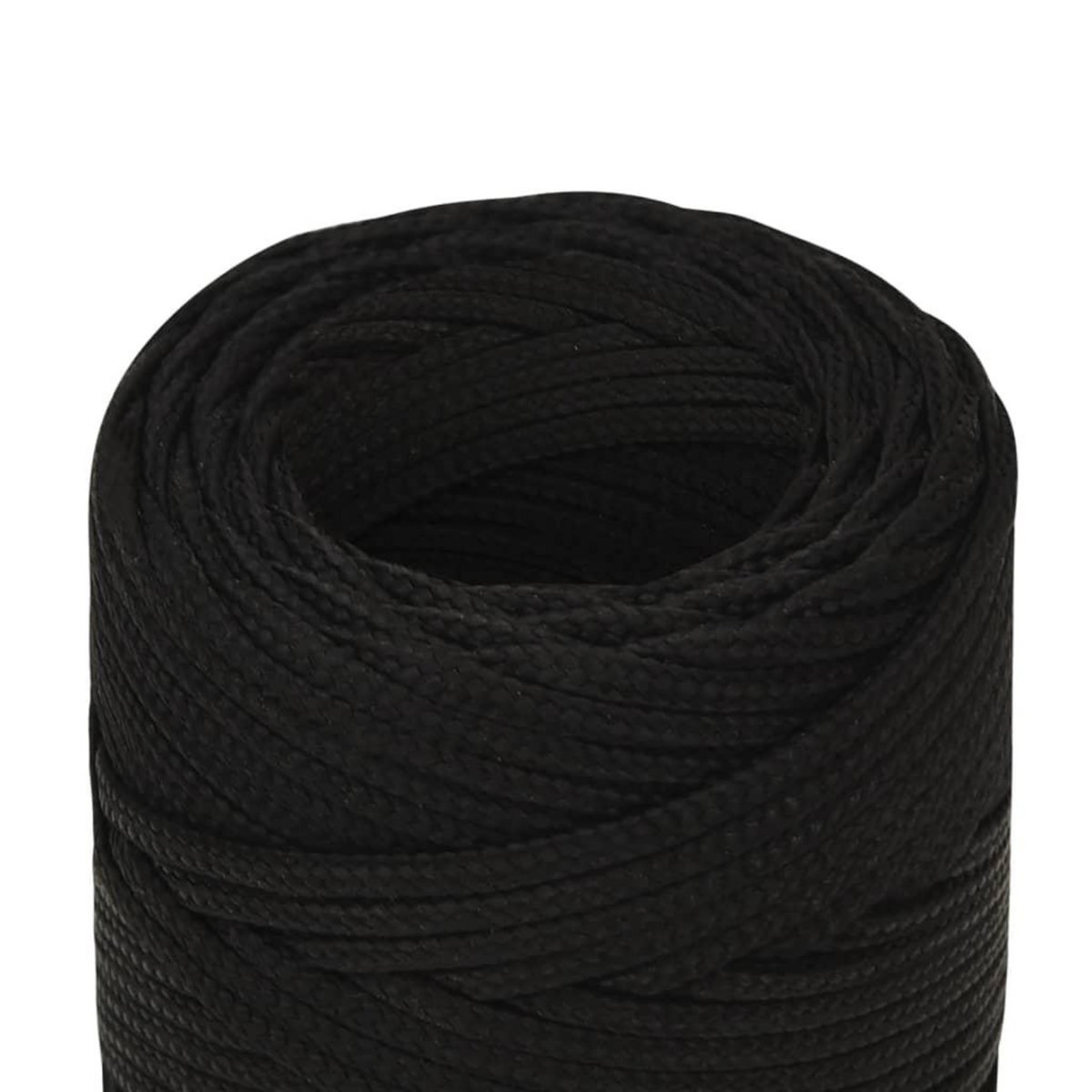 VIDAXL Corde de travail Noir 2 mm 25 m Polyester