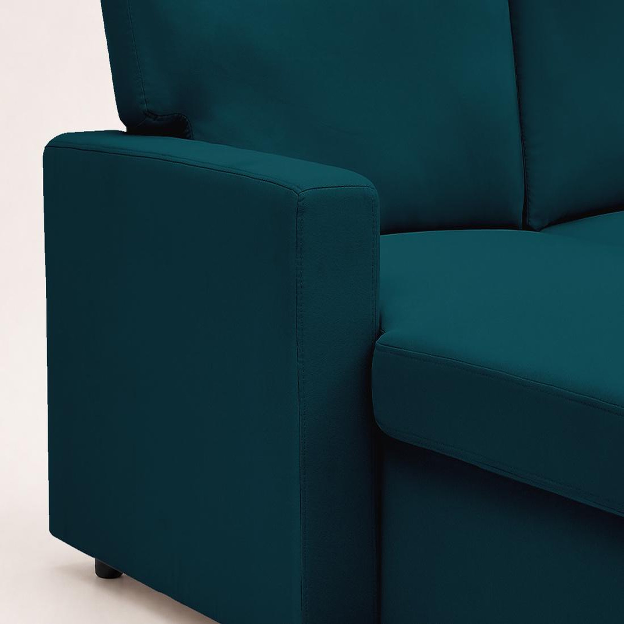 Voir la diapositive 6 : BEST MOBILIER Meiya - canapé d'angle réversible 4 places convertible avec coffre en tissu