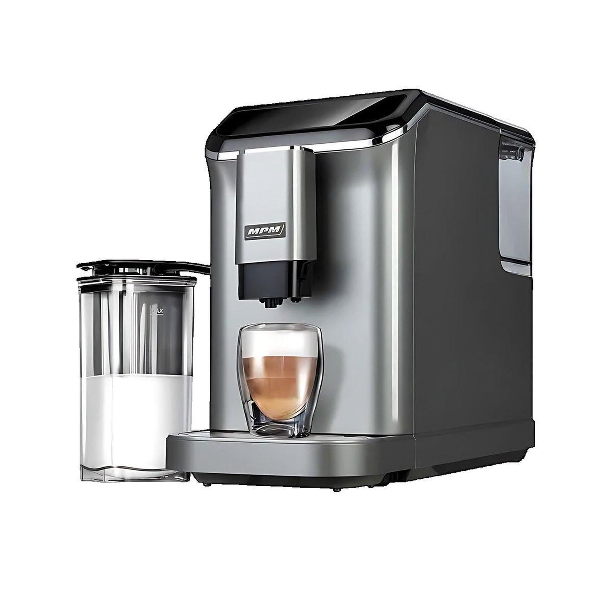 Voir la diapositive 2 : MPM Machine à café MPM MKW-11M avec broyeur en acier