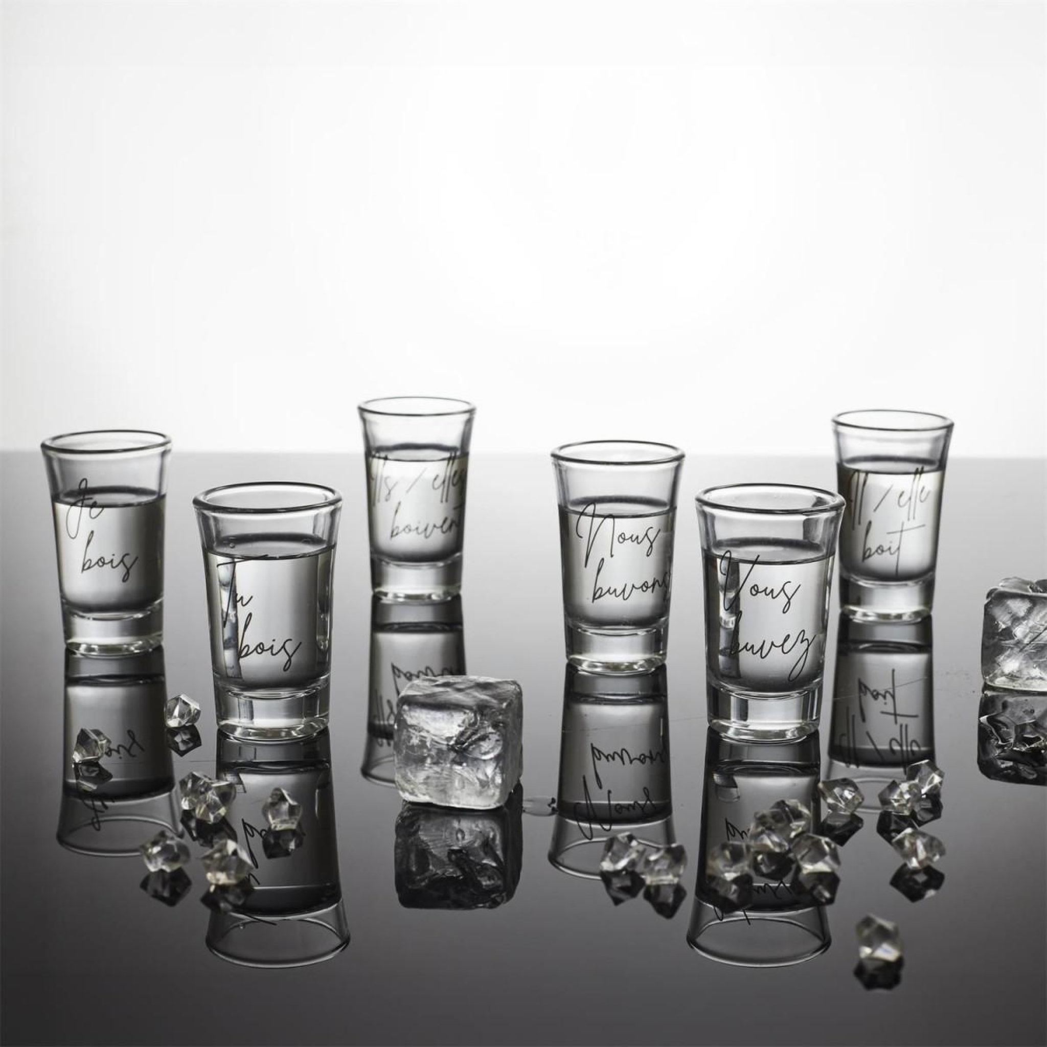 Voir la diapositive 3 : The Home Deco Factory Lot de 6 verres à shooter  cocktail  7cm transparent