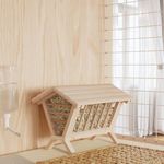 VIDAXL Mangeoire a foin pour lapins 44x33x33 cm bois massif de sapin