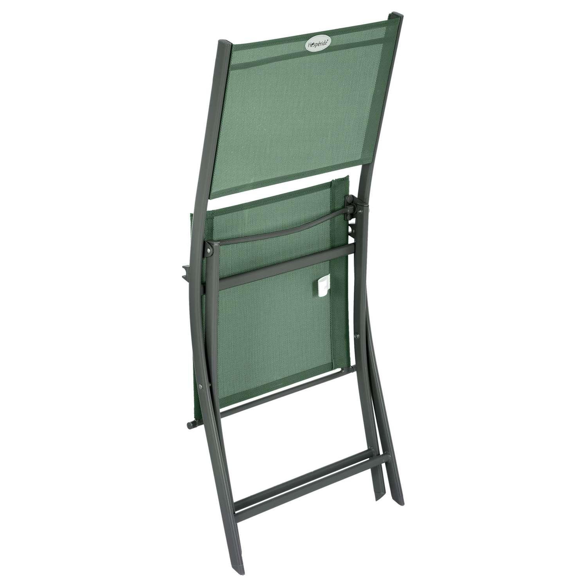 Voir la diapositive 2 : HESPERIDE Chaise de jardin pliable Modula