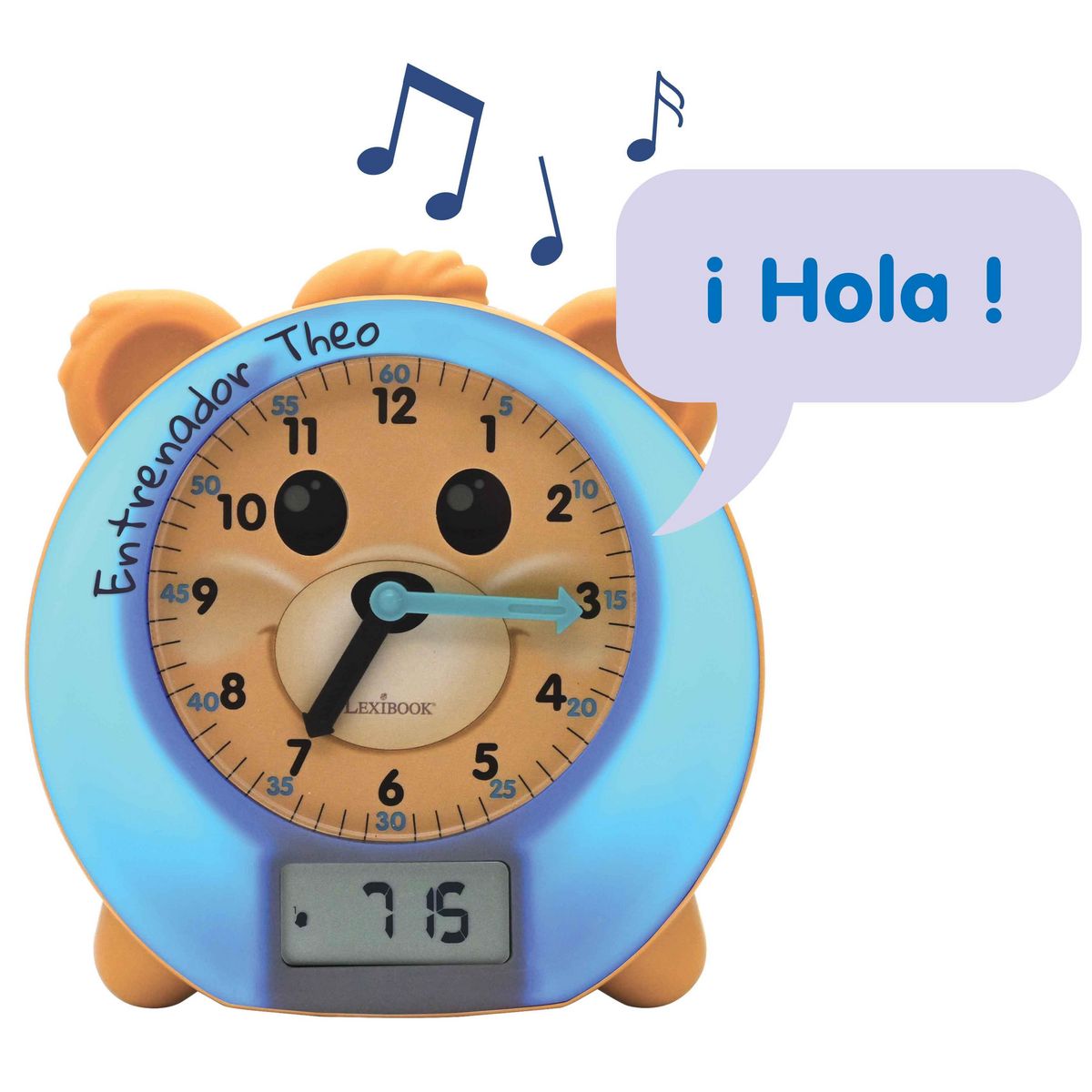 Lexibook THEO mon Réveil Éducatif Coach de Sommeil (Espagnol)