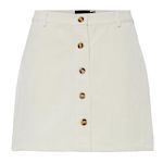 Pieces Jupe Ecru Femme Pieces Effi. Coloris disponibles : Beige