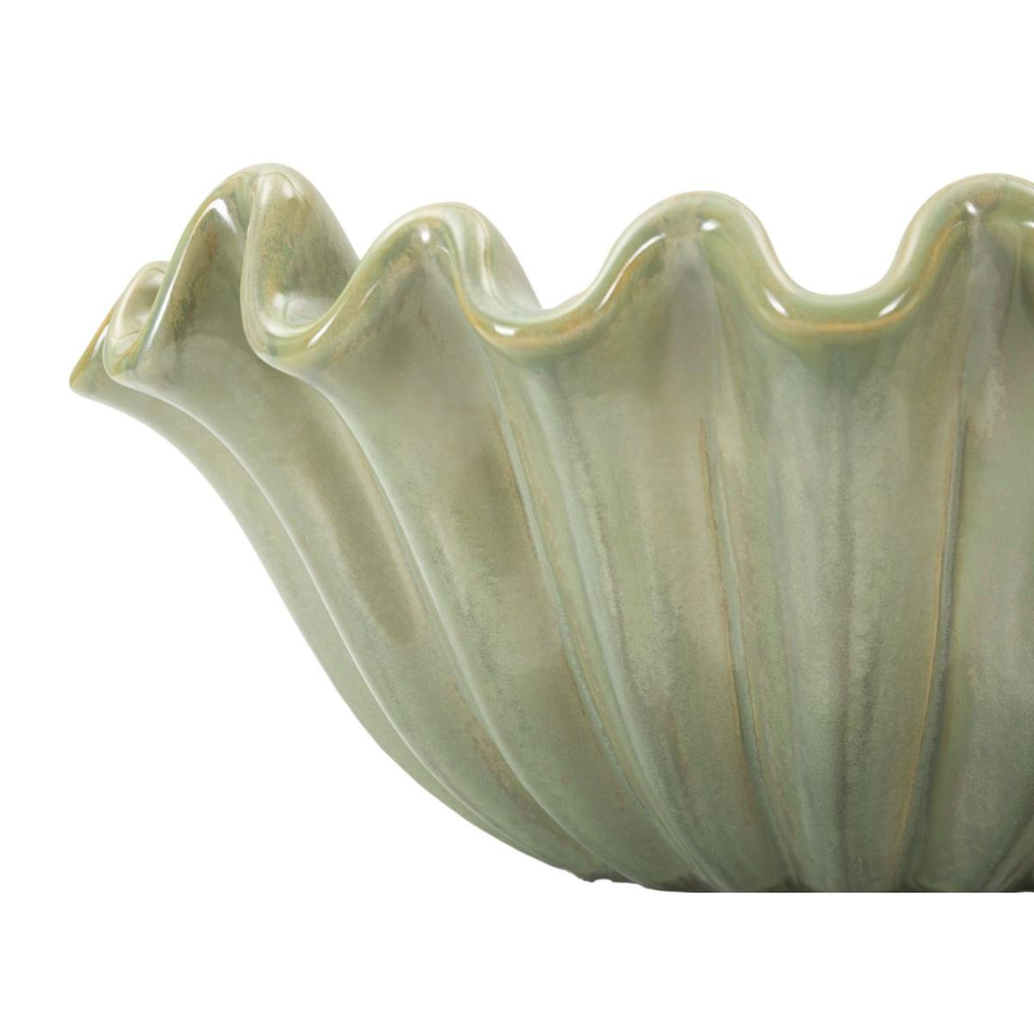 Voir la diapositive 3 : Paris Prix Vide-poche en céramique  venice  33cm vert