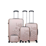 LES P'TITES BOMBES LPB LPB - SET DE 4 ABS ELEONOR-C 4 Roues. Coloris disponibles : Noir, Gris, Bleu