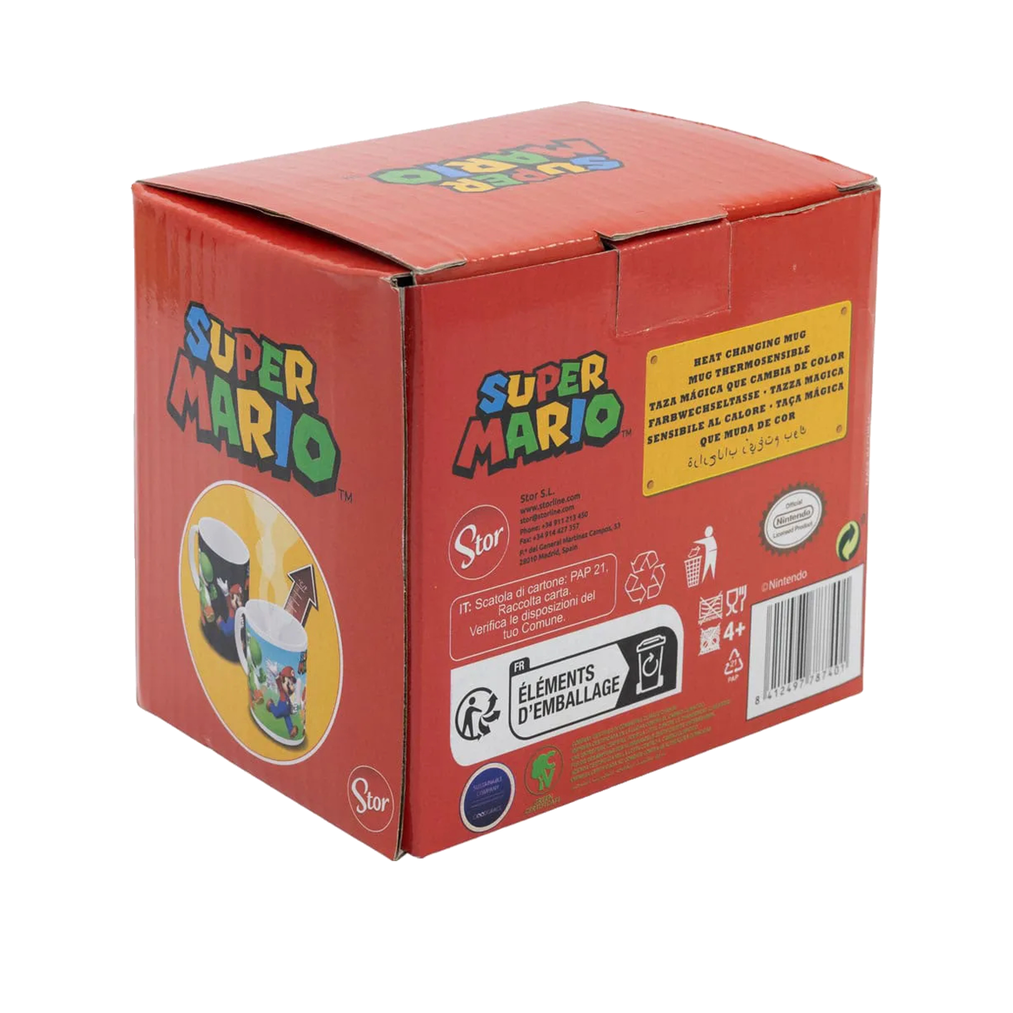 Voir la diapositive 4 : STOR Mug stor thermoreactif super mario couleur multicolore