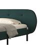 Voir la diapositive 6 : CONCEPT USINE Lit capitonné 140x190cm vert avec tête de lit et sommier TULSA