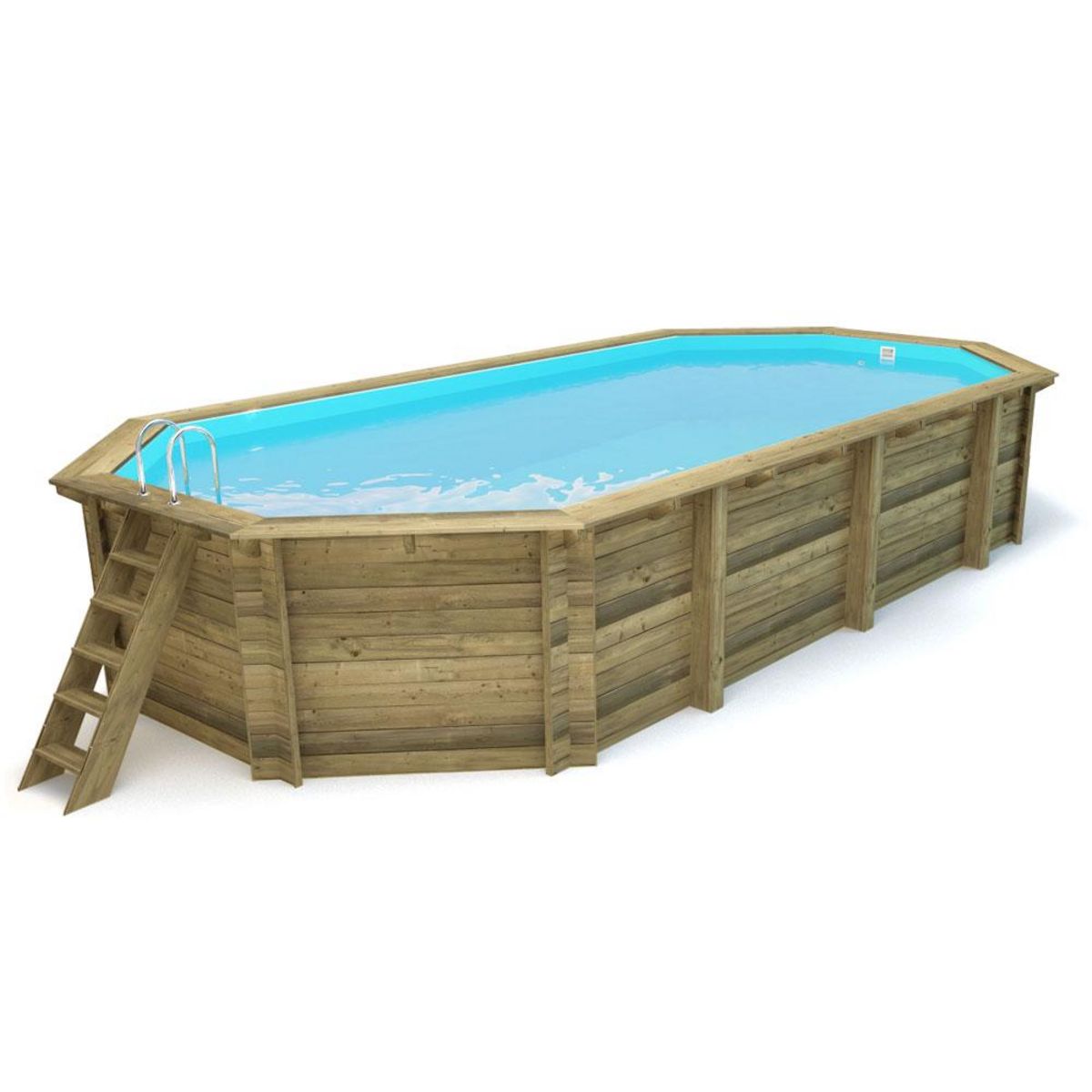 Habitat et Jardin Piscine bois   Sevilla 145   - 8.57 x 4.57 x 1.45 m