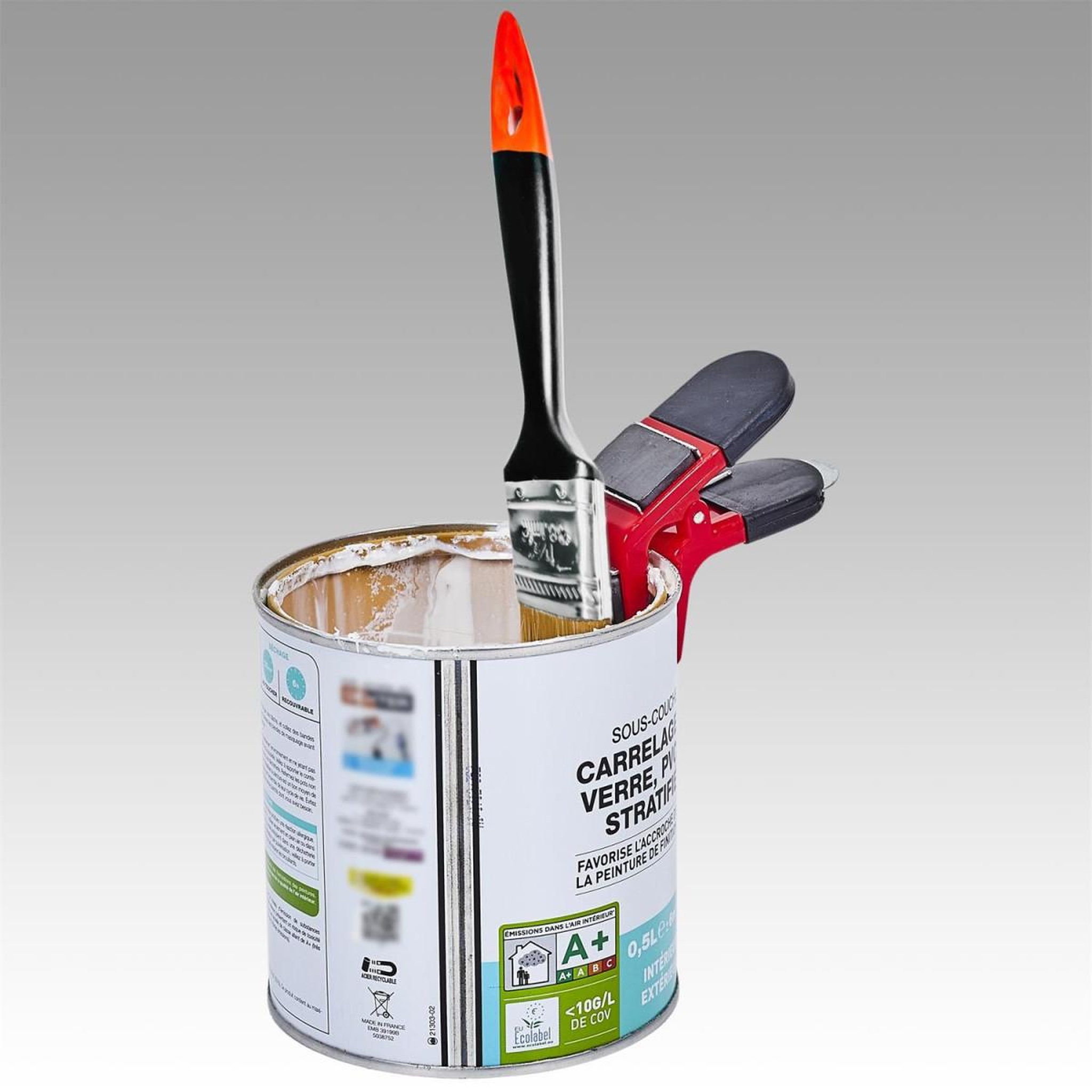 Voir la diapositive 4 : Je cherche une idee Porte Pinceau Magnétique  Peinture  7cm Noir
