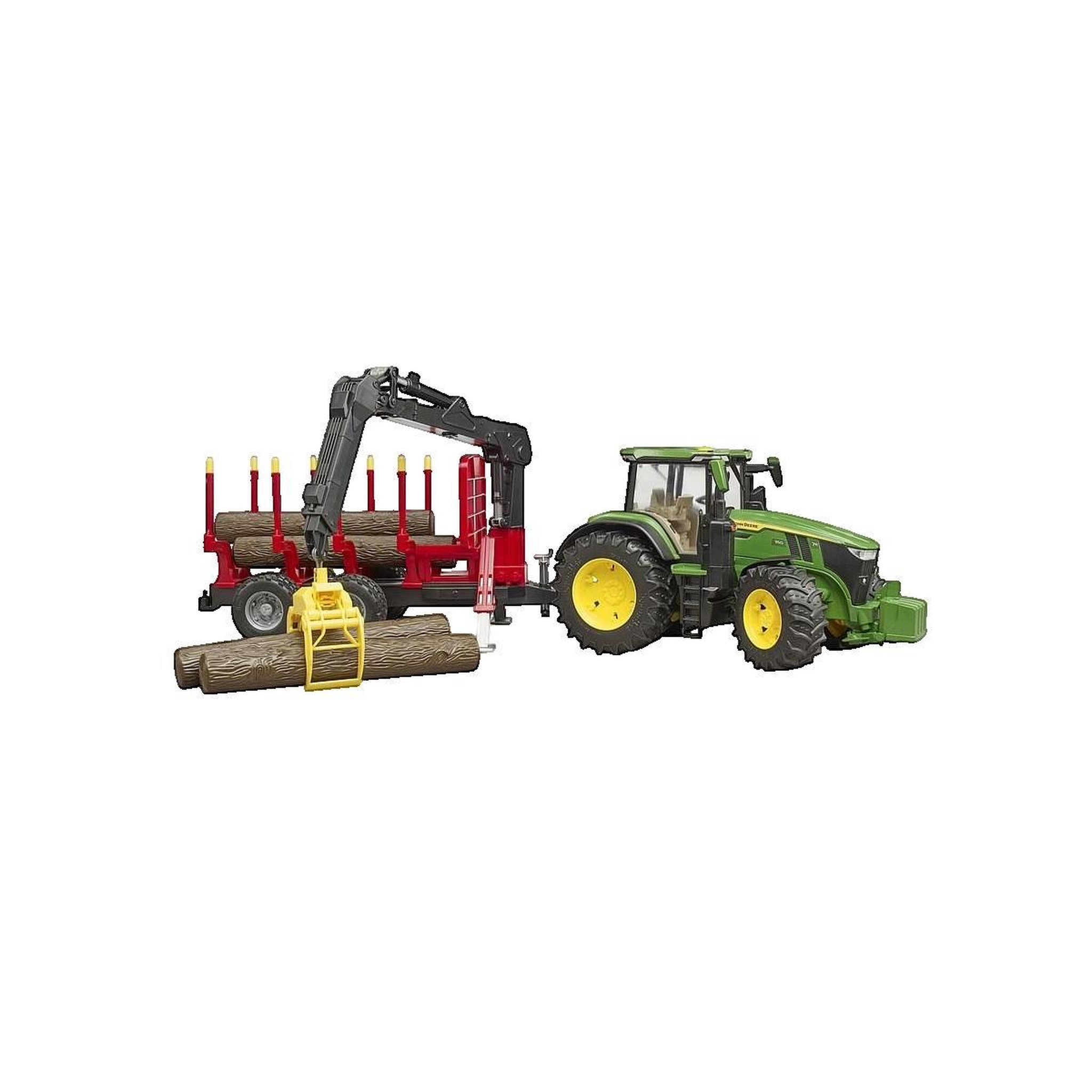 Voir la diapositive 2 : Bruder Tracteur Bruder John Deere 7R 350 vert